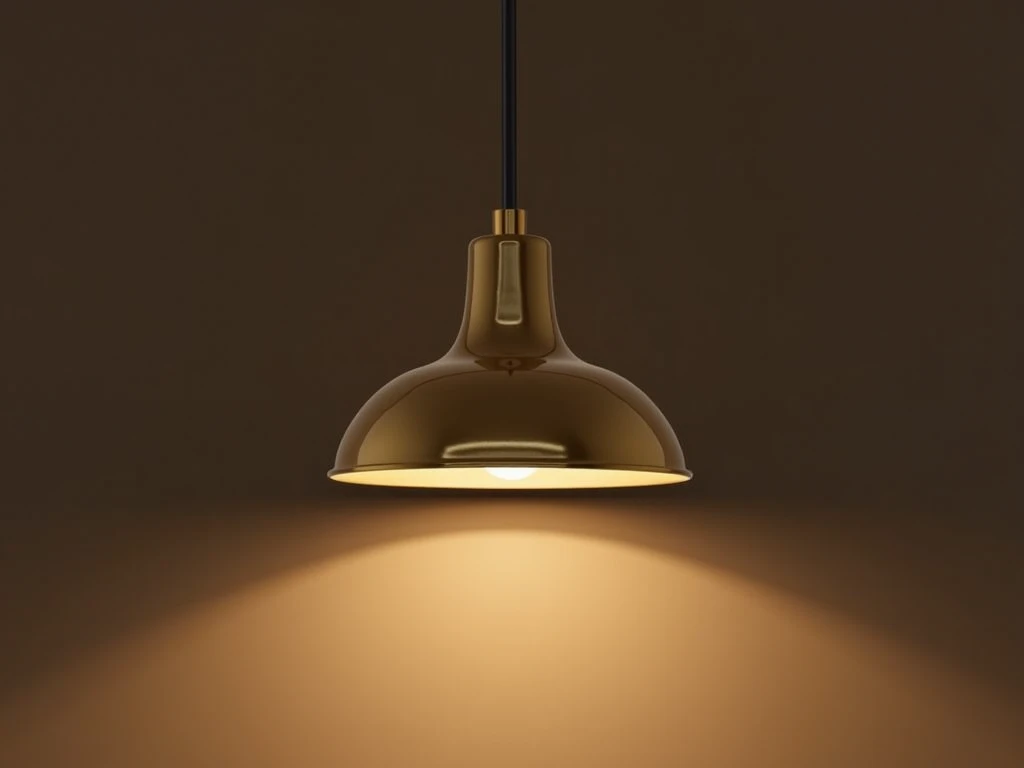 Brass pendant lamp by Elegantcategory