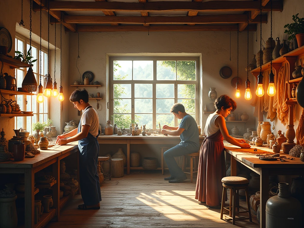 Elegantcategory artisan workshop